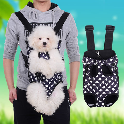 New Big Promotion Dog Bag Comfortable Pets Five Stars Bags Carrier In Front Of Chest Carrying SuppliesBags For Puppy Pets Travel